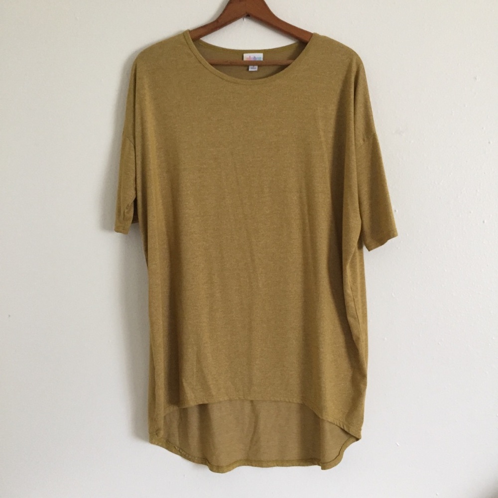 LuLaRoe Mustard Irma Small